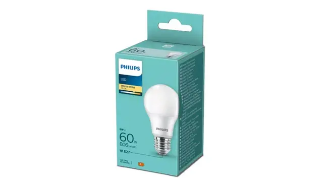 Philips LED Bulb 8W E27 Warm White 2700K