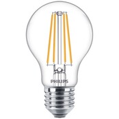 Philips Ampoule LED Filament E27 8,5W – cool anc Froid 4000K – Verre Clair