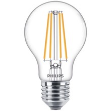 LED-Filamentlampe E27 8,5W – cool weiß 4000K – Klarglas
