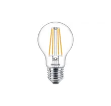 Philips Ampoule LED Filament E27 8,5W – Blanc Chaud 2700K – Verre Clair