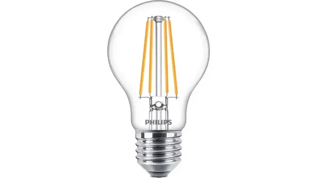 Philips LED Filament Bulb E27 8.5W – Warm White 2700K – Clear Glass