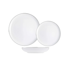 Thun Geschirrset Tom Silver – 18-teilig