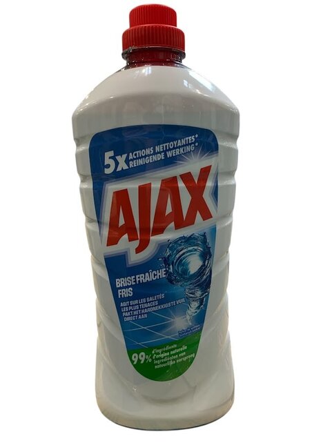 Ajax Nettoyant Multi-Surfaces Fraîcheur 1,25 L – Puissant et Écologique avec Double Fraîcheur