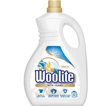 Woolite White Laundry Detergent 1.9L – Keratin Formula for Brighter Whites & Fiber Protection – 32 Washes