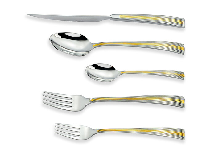Brilliant Harmony Gold Flatware 30pcs
