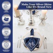 Goddard’s Zilver Dip – Krachtige Reiniger tegen Aanslag voor Zilverwerk, Sieraden en Verzilverde Voorwerpen –3.78L