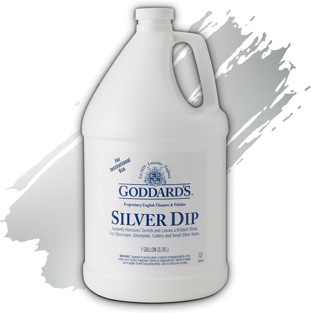 Goddard’s Bain d’Argent – Nettoyant Puissant contre le Ternissement pour Bijoux, Couverts et Argenterie – 1 Gallon