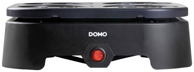 DOMO Emoji Pfannkuchen-Maker – 4 Mini Pfannkuchen Ø11cm, Antihaft, 600W