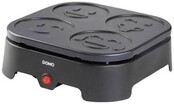 DOMO Emoji Pancake & Crêpe Maker – 4 Mini Pancakes Ø11cm, Non-Stick, 600W