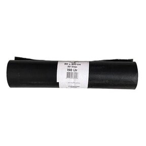Black Trash Bags 150L