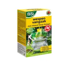 Piège à Guêpes Jetable BSI avec Attractif Écologique – 300ml Inclus – Sans Insecticide, N’attire pas les Abeilles