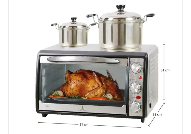 Or Le Shabat Schabbat-Ofen 35L mit Kochplatte – Schabbat Backofen