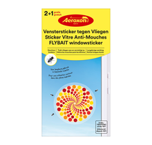 Aeroxon Fly-Killing Window Sticker Spiral – 3 pcs, Odorless, Decorative, Efficient