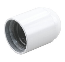 Bakelite E27 Lamp Holder White – Built-in Plastic