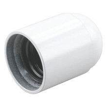 Bakelite E27 Lamp Holder White – Built-in Plastic