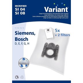Sacs Bosch Siemens Type D–H + Filtre – 5 pcs