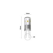 Noxion Bolt LED-Kapsel G9 1,9W 200lm – Extra Warmweiß 827