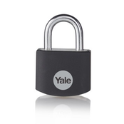 Yale Cadenas 25 mm Aluminium Noir – Durable, Sûr & Compact
