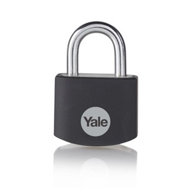 Yale Cadenas 25 mm Aluminium Noir – Durable, Sûr & Compact