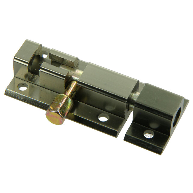 Yale Profile Bolt with Locking Bracket 50mm – Durable Bronze Security Bolt for Doors and Windows