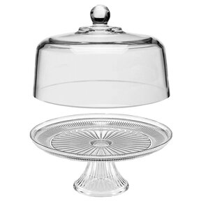 Glazen Cake Dome met Voet – 30 cm