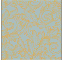 Serviettes Ambiente Baroque Gold/Mint 33x33 cm 20 pièces