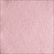 Serviettes Ambiente Elegance Pastel Rose 33x33 cm 20 pièces