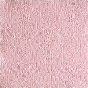 Serviettes Elegance Pastel Rose 33x33 cm 20 pièces