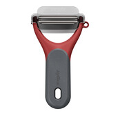 Zyliss Y Tomatenschiller – Soft Skin Schiller met microgetand RVS mes, eco handvat van tarwestro