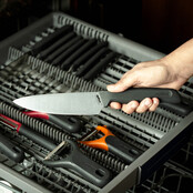 Zyliss Couteau de Chef 15 cm Acier Inox Allemand avec Manche en Paille de Blé et Protège-Lame