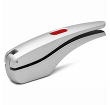 Zyliss Susi 3 Garlic Press Silver/Red – No-Peel Design, Large Capacity & Easy Cleaning Tool