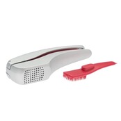Zyliss Susi 3 Garlic Press Silver/Red – No-Peel Design, Large Capacity & Easy Cleaning Tool