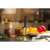 Zyliss Serrated Paring Knife 10cm – German Stainless Steel Blade, Eco Handle & Safety Cover