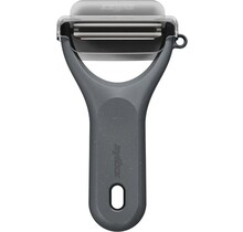 Zyliss Y-dunschiller 14 cm – RVS Dubbel Lemmet, Eco Handvat met Tarwestro & Mesbeschermer