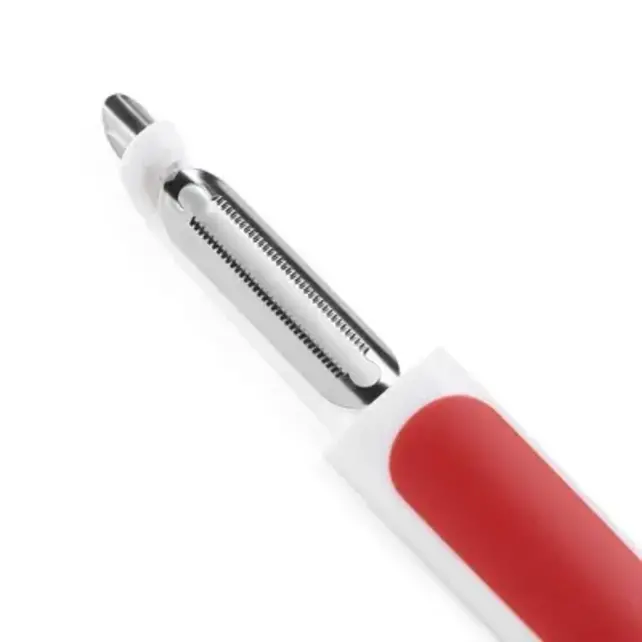 Zyliss Éplucheur Soft Skin avec lame dentelée inox pour tomates, pêches, kiwis et fruits à peau tendre