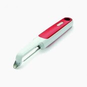 Zyliss Soft Skin Peeler with serrated stainless steel blade for tomatoes, peaches, kiwis and soft fruit