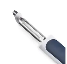 Zyliss Smooth Glide Schäler mit Edelstahlklinge und ergonomischem Griff für müheloses Schälen von Obst und Gemüse