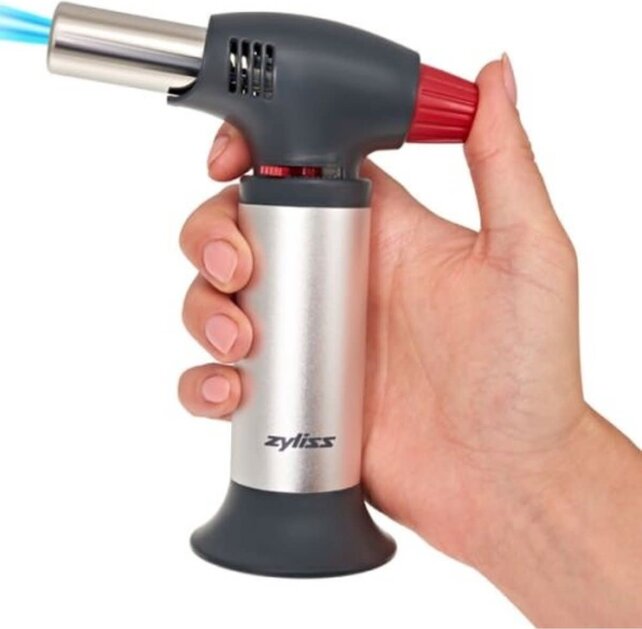Zyliss Küchenbrenner, einstellbare Flamme, Sicherheitsverriegelung, perfekt zum Karamellisieren und Überbacken