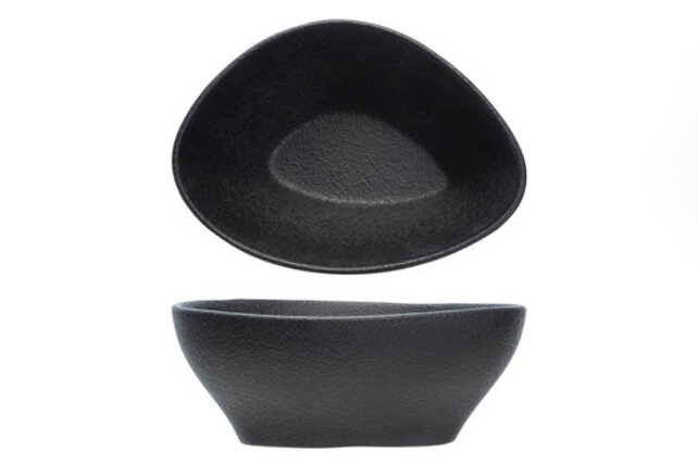Cosy & Trendy Blackstone dip bowl 8x10 cm, elegant black porcelain, dishwasher- and microwave-safe