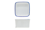 Cosy & Trendy Antoinette coupelle 9x9 cm – céramique blanc et bleu, bol carré, lave-vaisselle