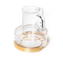 Paldinox Tasse Mayim Acharonim sur support doré