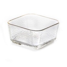 Mini Glas Schalen Goldrand