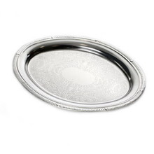 Silver Plated Round Tray