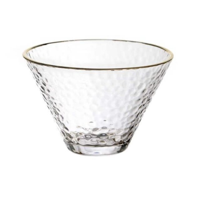 Appetizer Glasses Dessert Cups with Gold Rim – 290 ml