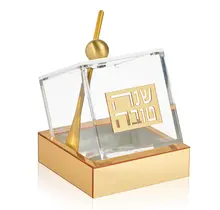 Waterdale Rosh Hashana -Honey Dish -Tilt - Gold