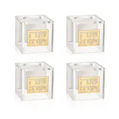 Waterdale Coupelles à Miel Suspendues Personnelles Lot de 4