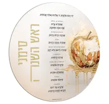 Waterdale Round Painted Simanim