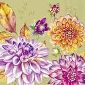 IHR Servetten Dahlina Groen – 20 stuks
