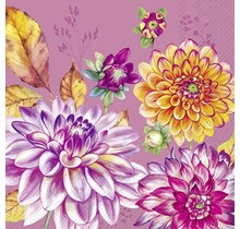 IHR Servetten Dahlina Roze – 20 stuks