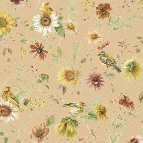 Serviettes Late Summer Beauties Abricot – Lot de 20